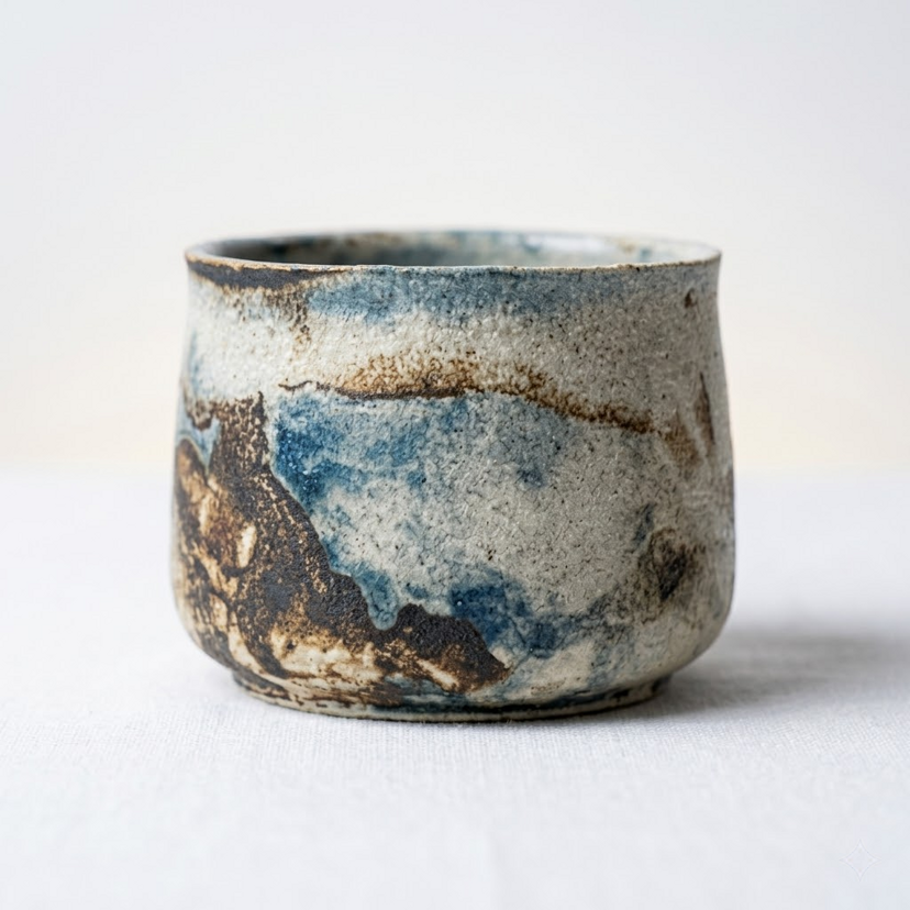 Stoneware vessel detail