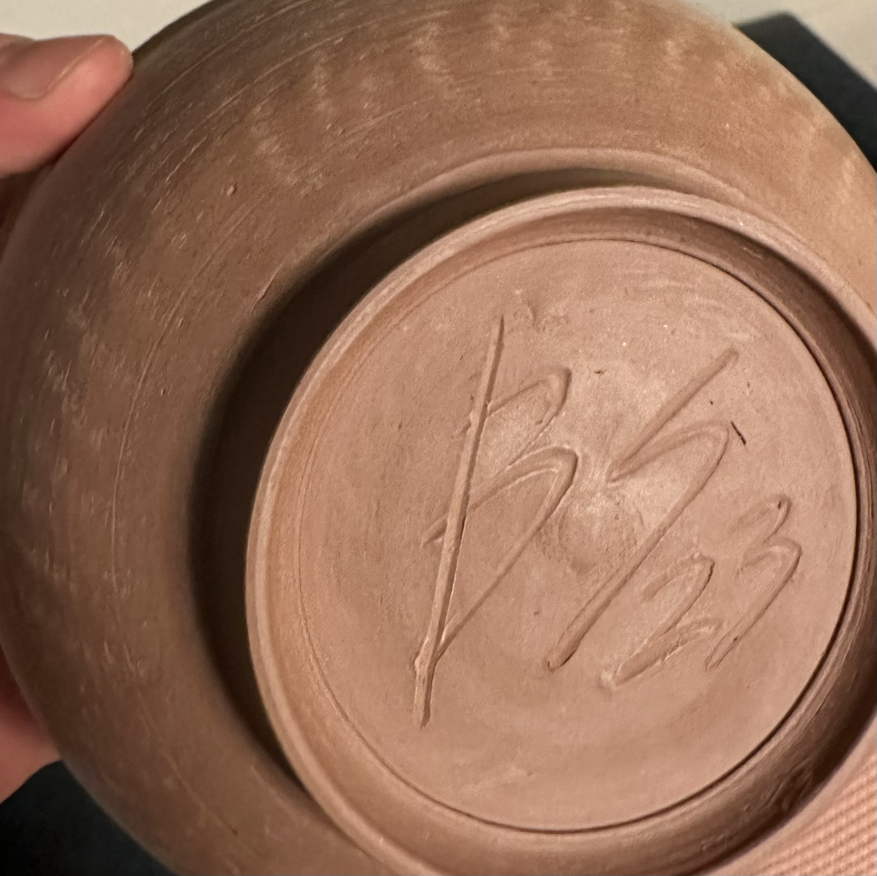 Handthrown ceramic vessel with natural glaze