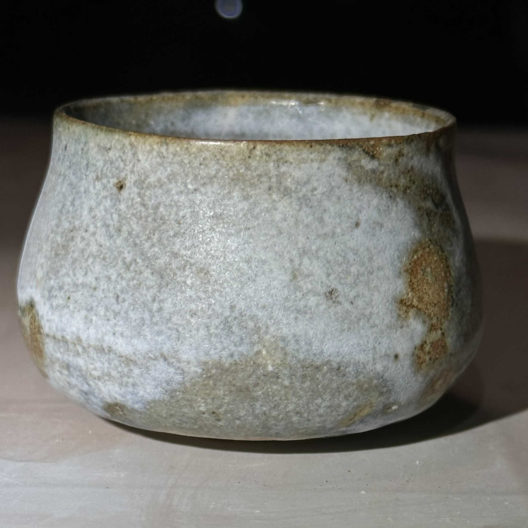 Artistic ceramic creation with distinctive finish