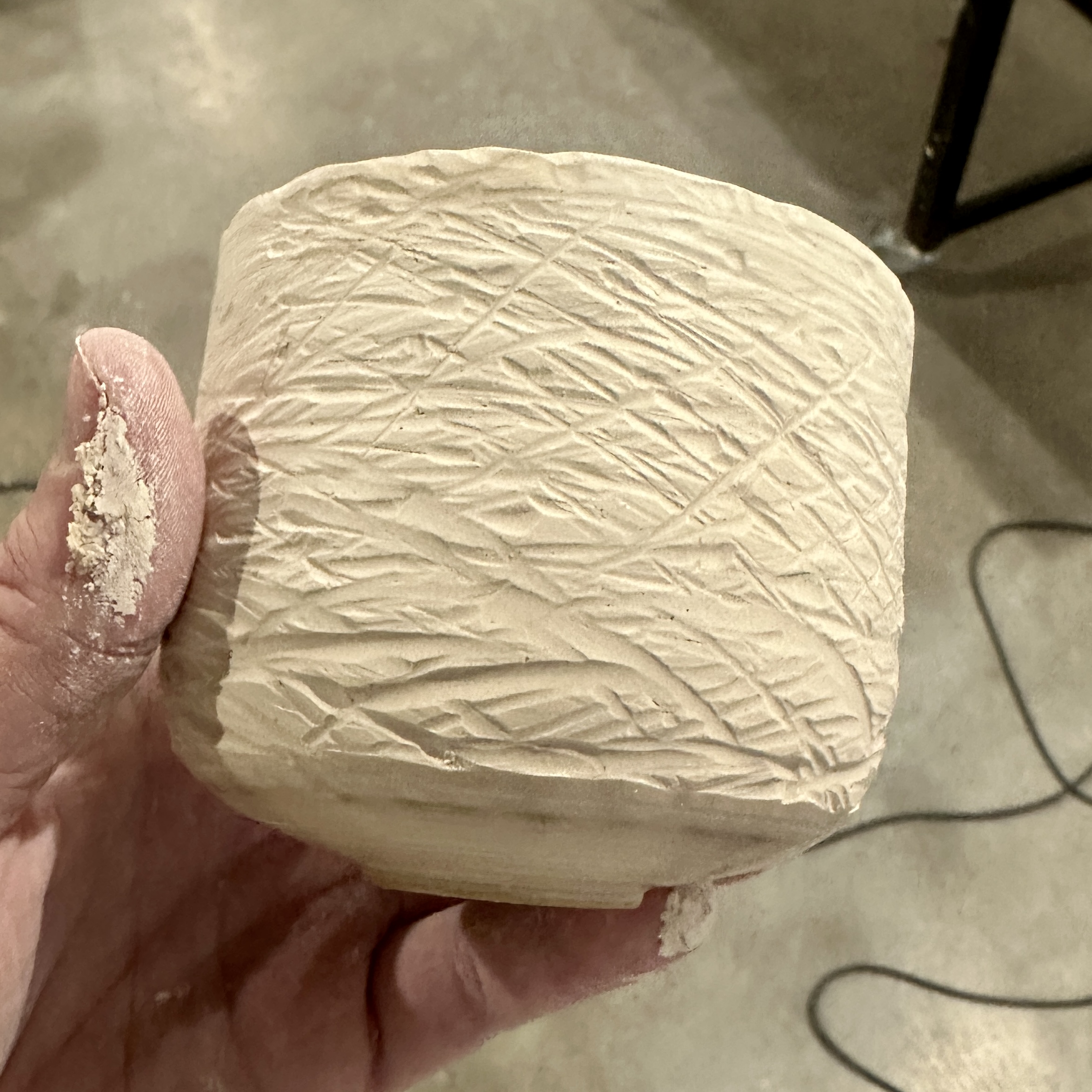 Handthrown ceramic vessel with natural beauty